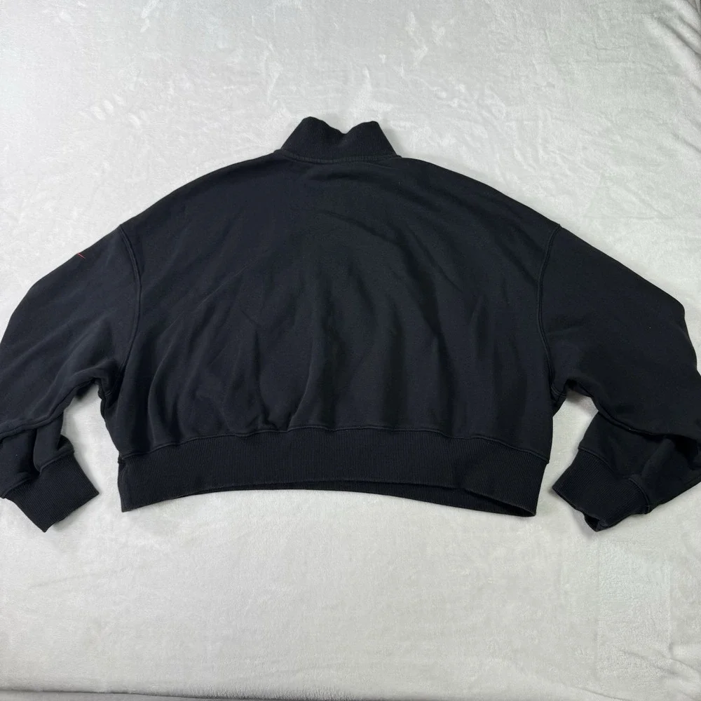 Georgia Bulldogs Nike Sweatshirt Pullover Womens XL Cropped 1/2 Zip Big‎ Logo